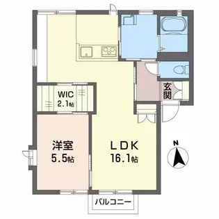 ジュネス高崎【2階】の間取り