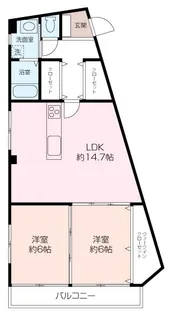 長島ビル【4階】の間取り