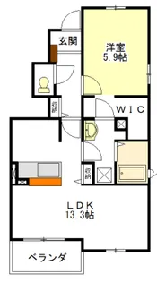 グランドステージ豊潤D・E【1階】の間取り