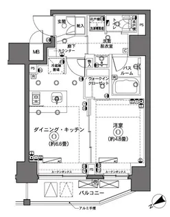 ZOOM横浜【5階】の間取り