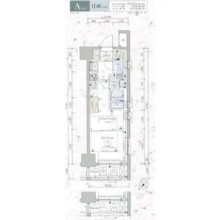 エステムコート横浜反町II【5階】の間取り