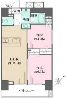 CrestHill文京千石【9階】の間取り