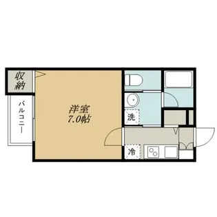 ルミエール エタンセル ドゥー【2階】の間取り