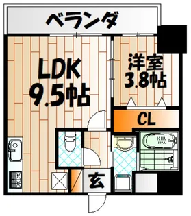 Ariete【3階】の間取り