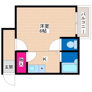 クラトン平野【2階】の間取り
