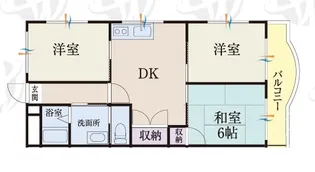 b’CASA狭山IIre-born【2階】の間取り