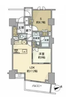 ディアナガーデン西麻布【2階】の間取り