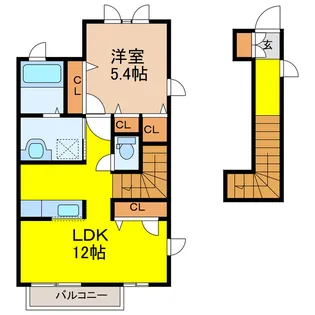 アーバン【2階】の間取り