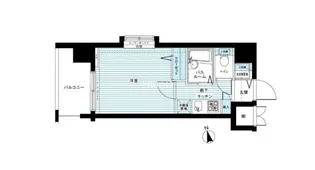 トーシンフェニックス芝アストラーレ【5階】の間取り
