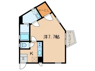 ミハス熱田【2階】の間取り