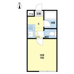 アーバンシティ中野栄【2階】の間取り