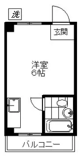 フラット馬込【1階】の間取り