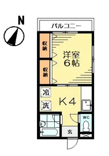 ラ・カンパネラ【2階】の間取り