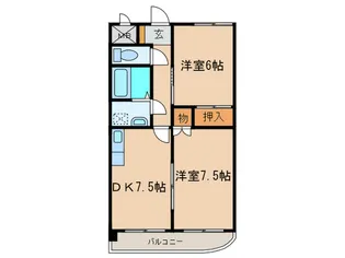 メリク-ル【3階】の間取り