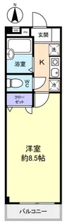 シティハウス表町【3階】の間取り