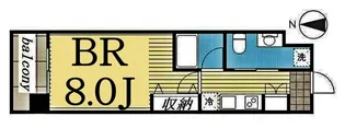 インボイス鶴見レジデンス【5階】の間取り
