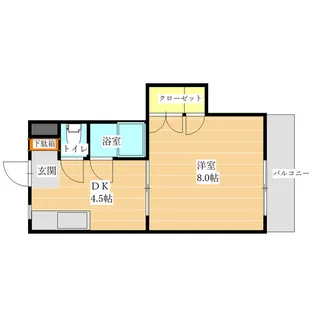 広永マンション【5階】の間取り