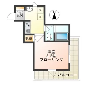 ラフィーネタカ【3階】の間取り