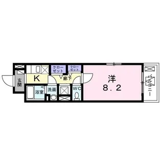 ヴィクトアール目白【4階】の間取り