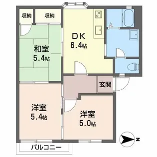 ファミール・プラザ A【2階】の間取り