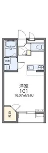 レオネクストオブリガード【1階】の間取り