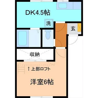 ウエストIII【1階】の間取り
