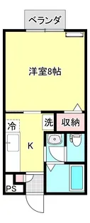 カサ・デ・アスカール【1階】の間取り
