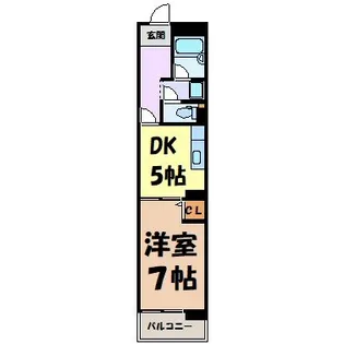 アーバンライフ金山II【7階】の間取り