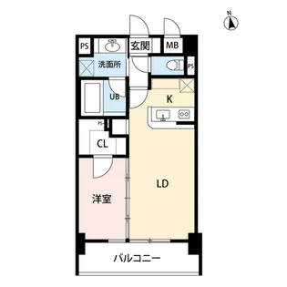 ディナミス【6階】の間取り