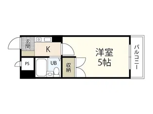 コート上東雲【4階】の間取り