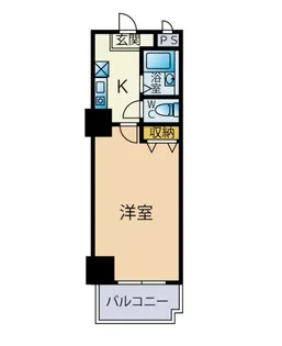 ビジネス・ワン美野島【3階】の間取り