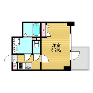 S-RESIDENCE新大阪Rish【13階】の間取り