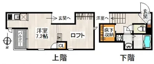 CB北柏カーム【1階】の間取り