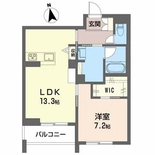 シャーメゾン胡蝶【3階】の間取り