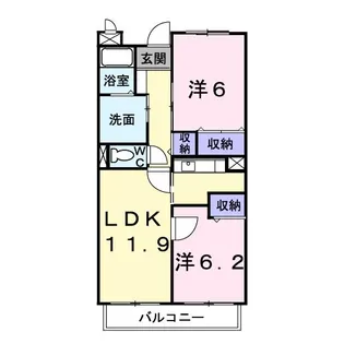 ファインロイテ【3階】の間取り
