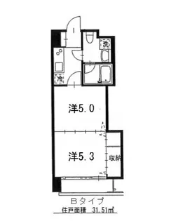 定禅寺HILL【5階】の間取り