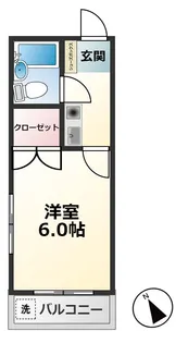 サンウェーブ鳳彰【2階】の間取り
