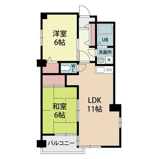 グリーンシャイン浦和【4階】の間取り