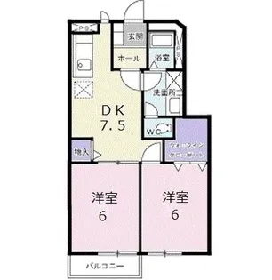 パークハマナカ【1階】の間取り