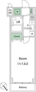 シティハイツ新小岩【3階】の間取り