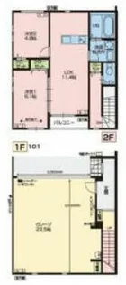 bell Courage【2階】の間取り