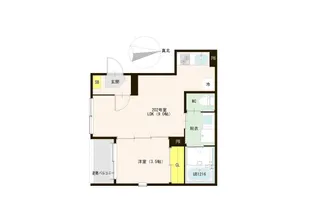 ハーモニーテラス烏森町II【2階】の間取り