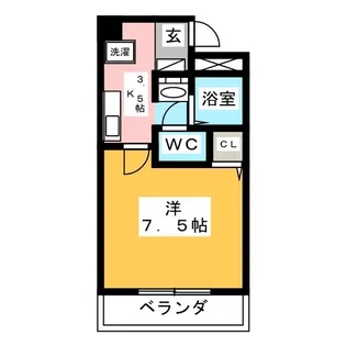グレースハイツ新栄【4階】の間取り