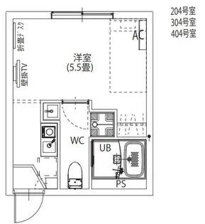 Buzz西新井【4階】の間取り