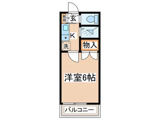 永山フラワーマンション【5階】の間取り