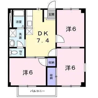 アクティブYASU【2階】の間取り
