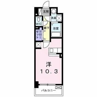 ライトステーション【3階】の間取り