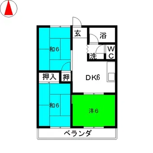 アメニティIII【2階】の間取り