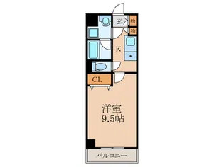 シャイン帷子ノ辻【3階】の間取り