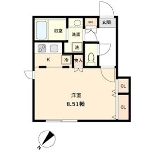 Branche覚王山【3階】の間取り